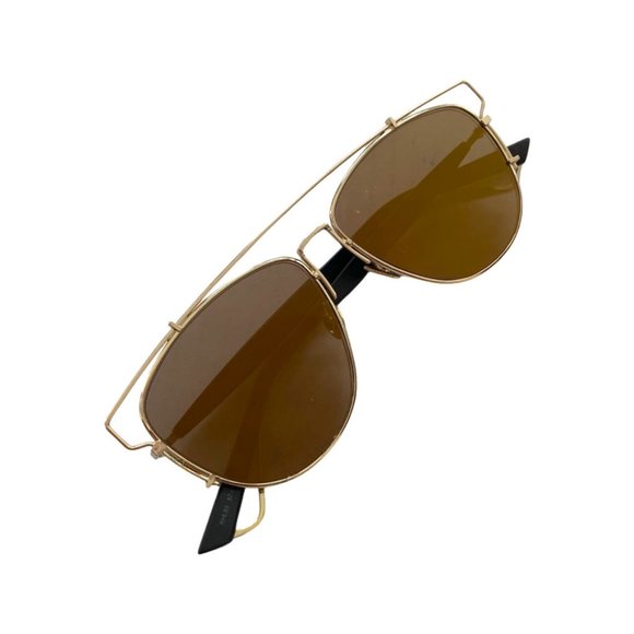 Dior Accessories - Dior Gold Mirror Aviator Sunglasses